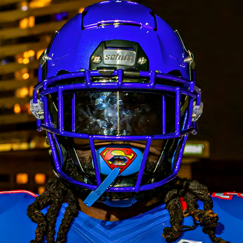 Playmaker Base: American Football Mundschutz Phenom Elite Hexa Flow Superman Produktbild 3